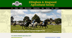 Desktop Screenshot of ellinghamshow.co.uk
